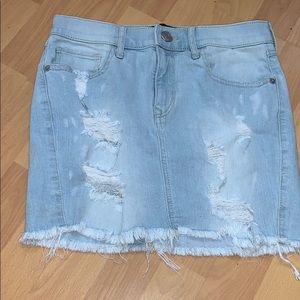 cute jean skirt